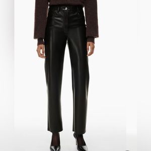 Aritzia Wilfred Leather Pants